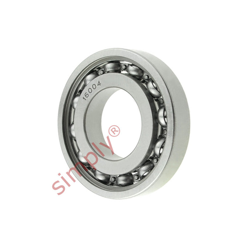 Major Branded 16004C3 Open Deep Groove Ball Bearing 20x42x8mm