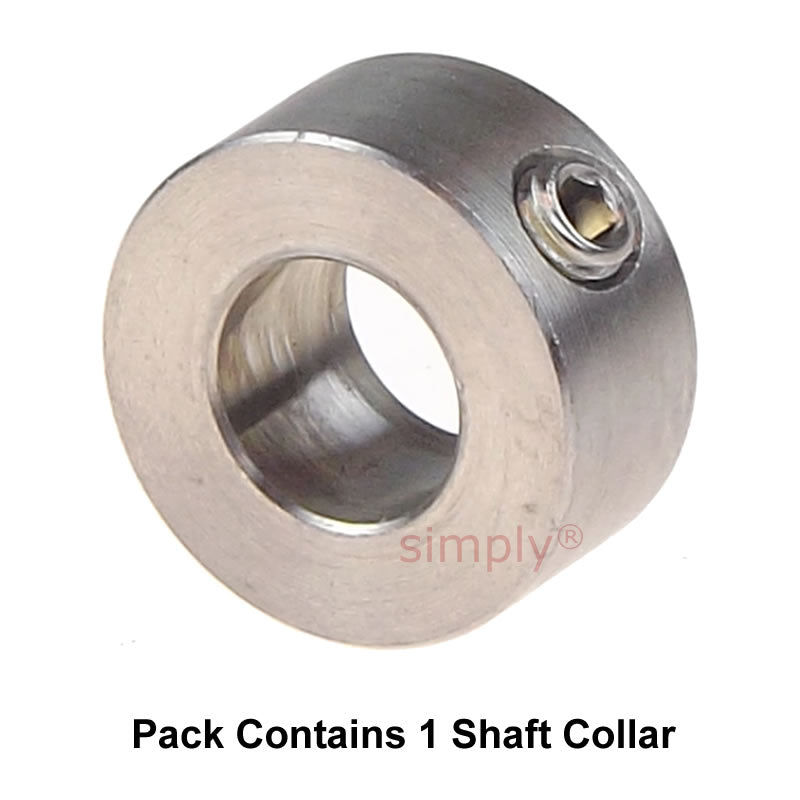 CABU30ST Stainless Steel Shaft Collar 30x45x16mm with Set Screw