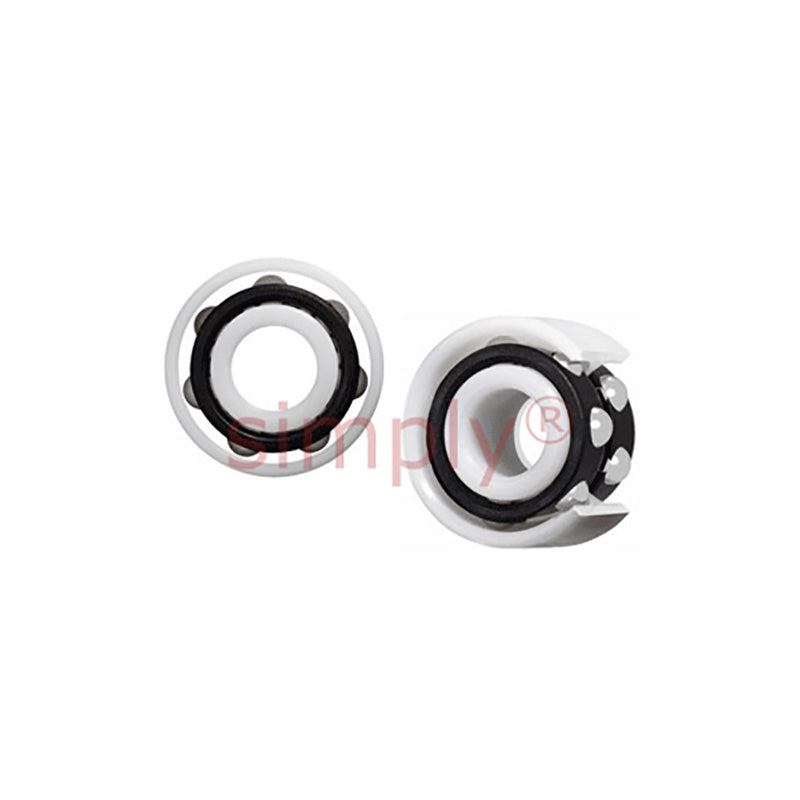 xiros xirodur BB6004B18010ESD Double Row Radial Groove Ball Bearing with PA Cage and Stainless Steel Balls 20x42x20mm - Allow 2-3 Days