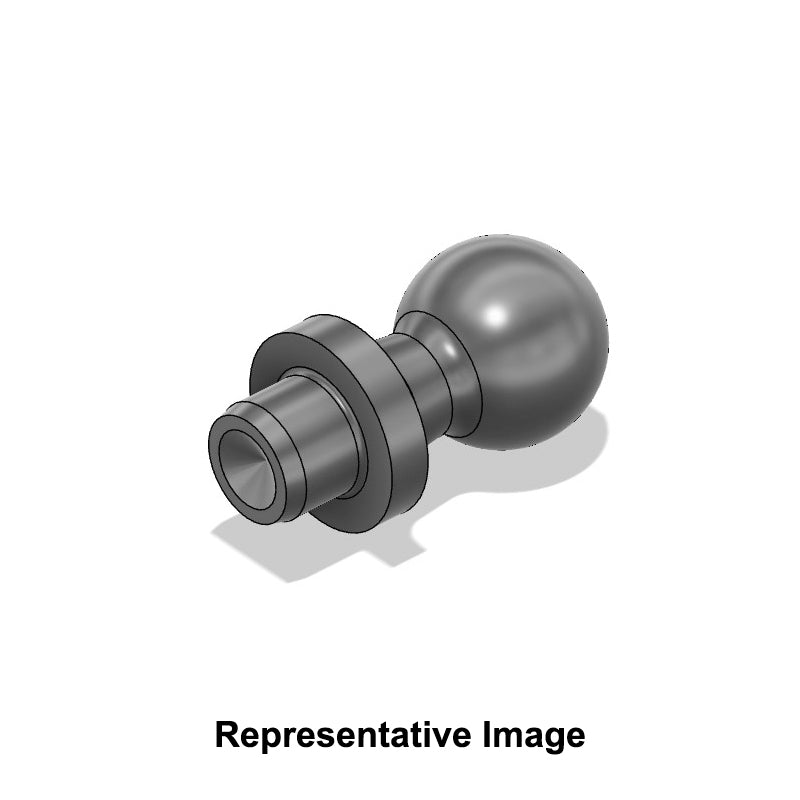 Chiavette B13x5 Steel Ball Stud Unthreaded 13mm Ball Diameter 5mm Length - Allow 2-3 Days