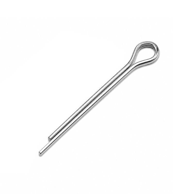 Metric Mild Steel Split Cotter Pin 4.5x50mm with Bright Zinc Plated Finish