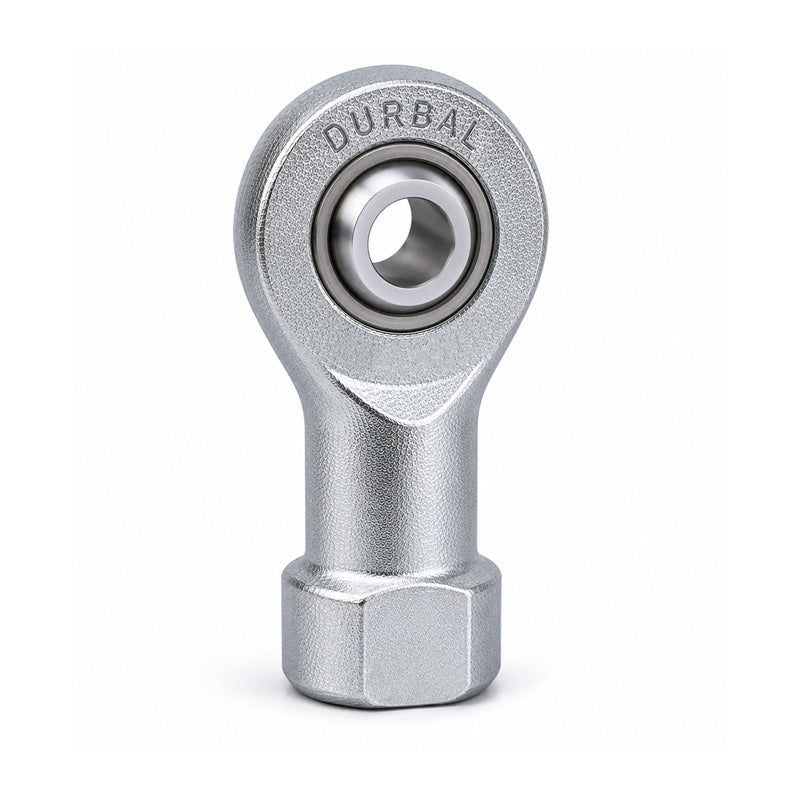 Durbal DSI10-T/K Maintenance Free Right Hand Metric Steel / PTFE Lined Female Rod End M10 Thread