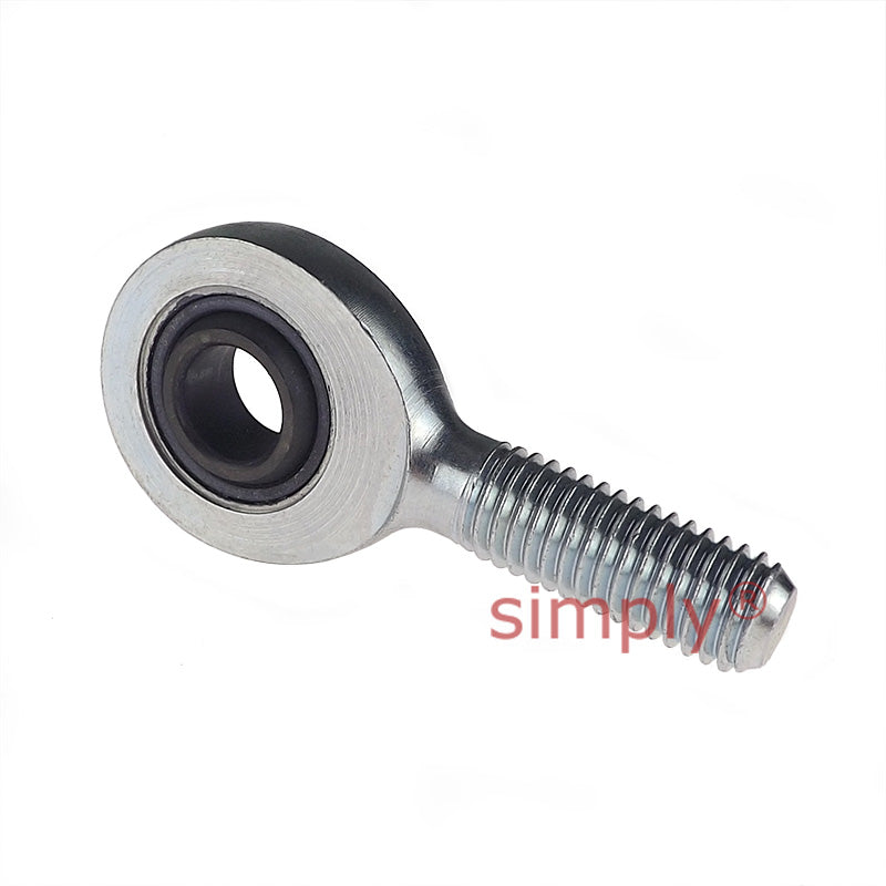 Fluro EA15 Right Hand Zinc Plated Steel / Steel Male Plain Rod End M14 Thread