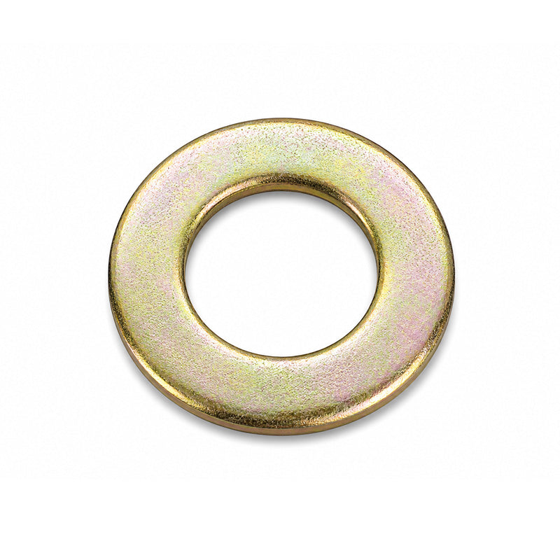 Unifix M6x12x1.6mm Form A Flat Washer DIN 125A with Zinc and Yellow Finish - Allow 2-3 Days