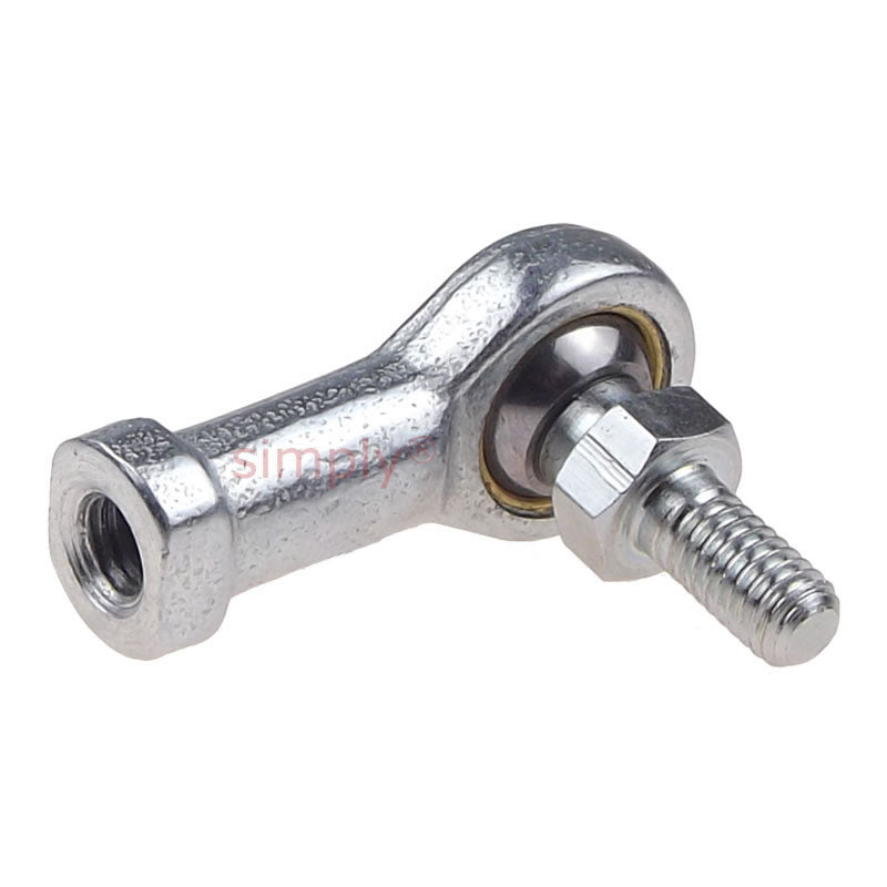 Dunlop FBL-04S Left Hand Imperial Steel / Bronze Lined Maintenance Required Studded Female Rod End 1/4 UNF Thread - Allow 7-10 Days