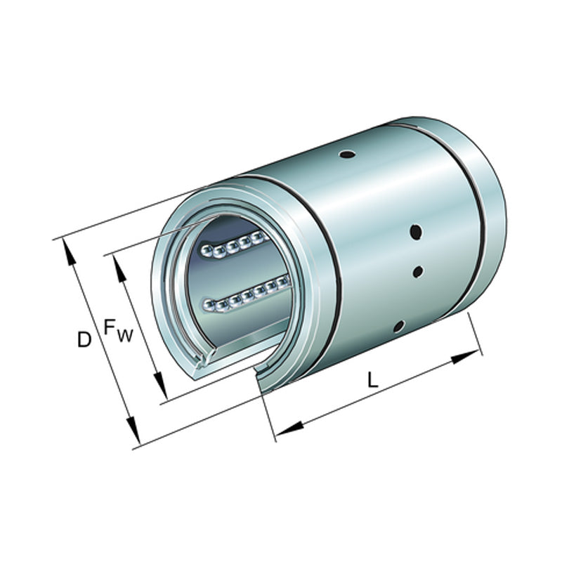 INA KNO20-PP Linear Ball Bearing 20x32x45mm - Allow 1-2 Days - Contact Us For Faster Delivery