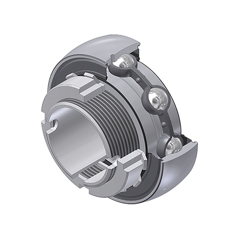 SNR LK206G2H Metric Flatback Spherical Outer Bearing Insert 30mm Bore 62mm Outside Diameter with Adapter Sleeve - Allow 2-3 Days