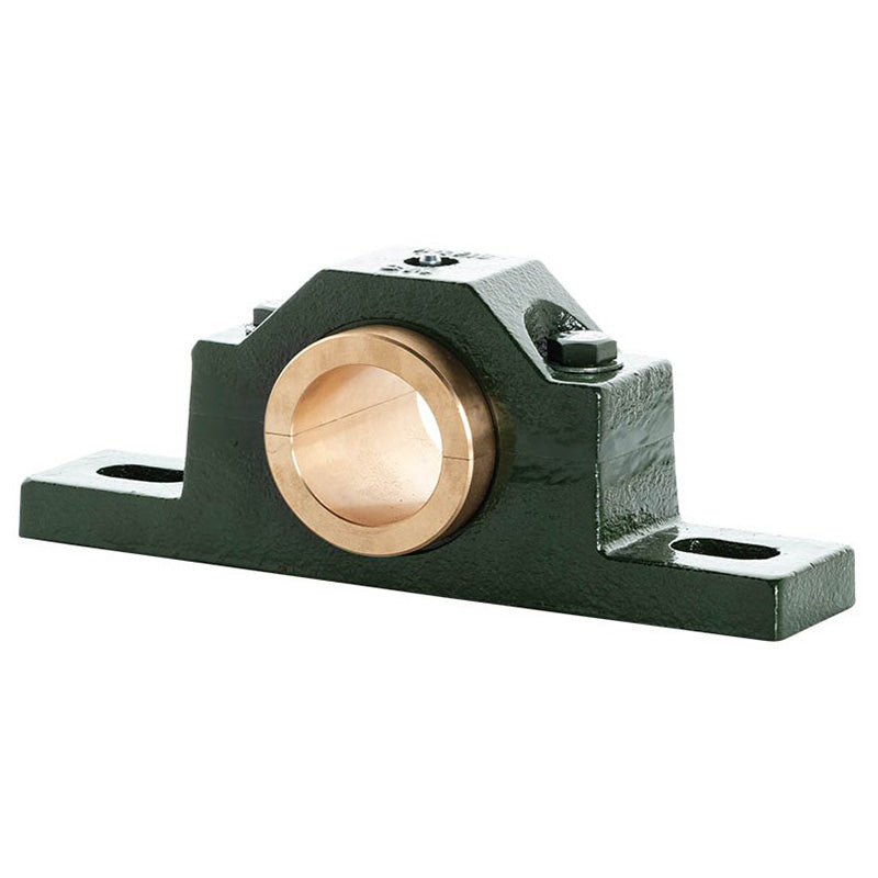 Major Brand LN20E Imperial Split Cast Iron Two Bolt Pillow / Plummer Block Housing with 1-1/4 inch Bore Gunmetal Bush Insert - Allow 3-4 Weeks