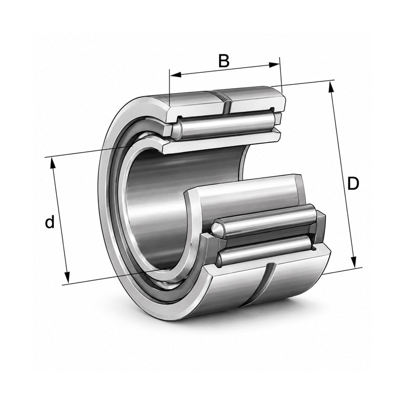 INA NKIS70 Machined Needle Roller Bearing 70x100x28mm - Allow 1-2 Days - Contact Us For Faster Delivery