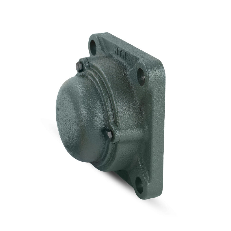 NTN CM-UCFX10-115D1 Imperial Four Bolt Square Cast Iron Flange Housing with 1-15/16 inch Bore Insert with Cast Iron Cover - Closed Version - Allow 2-3 Days