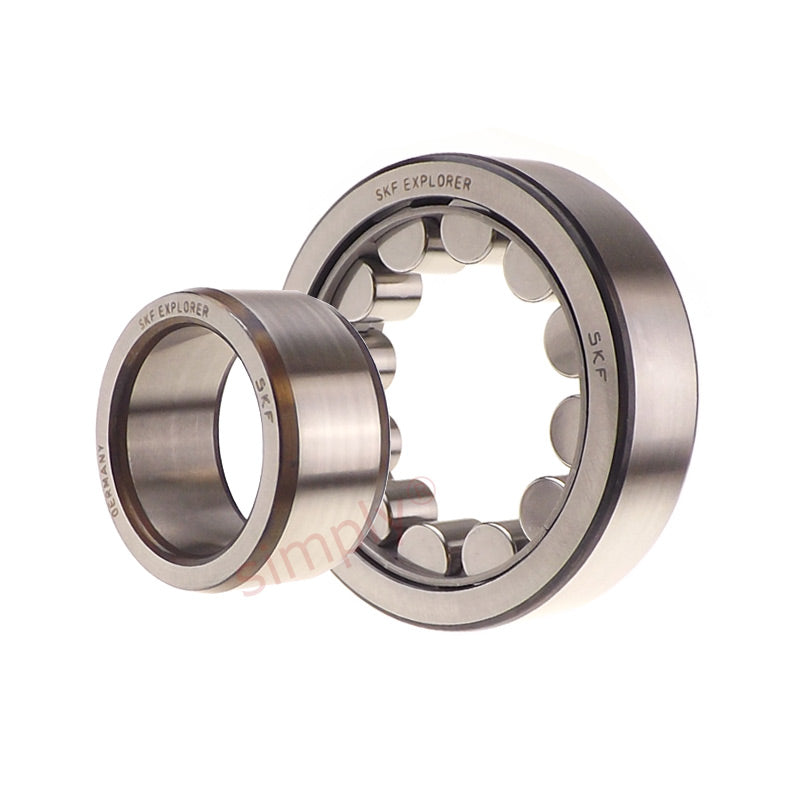 SKF NUP226ECJC3 Single Row Cylindrical Roller Bearing with Pressed Steel Cage 130x230x40mm