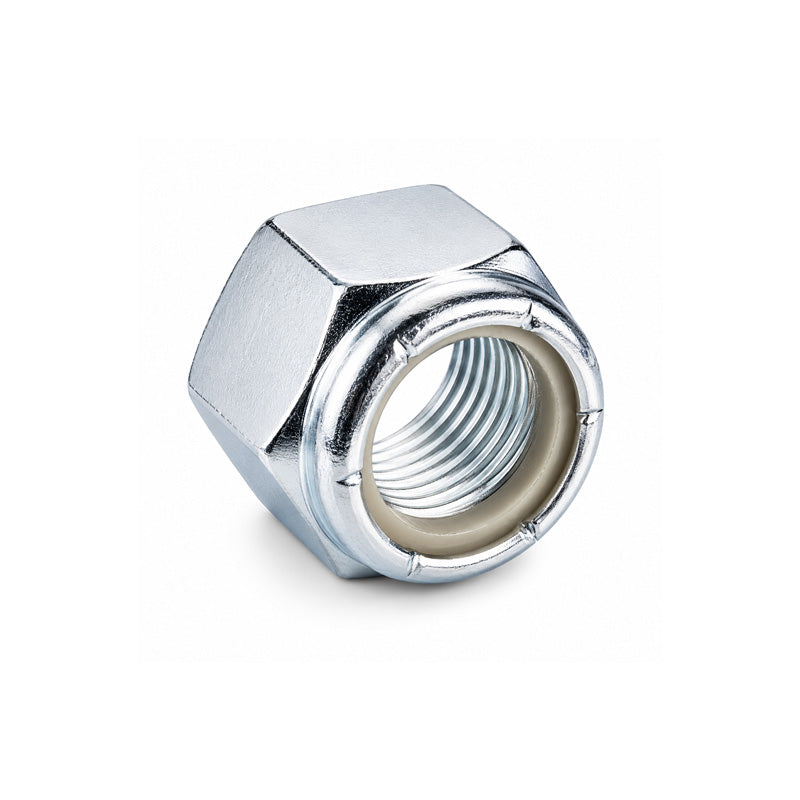 M5 Bright Zinc Plated High Tensile Steel Nyloc Locking Nut