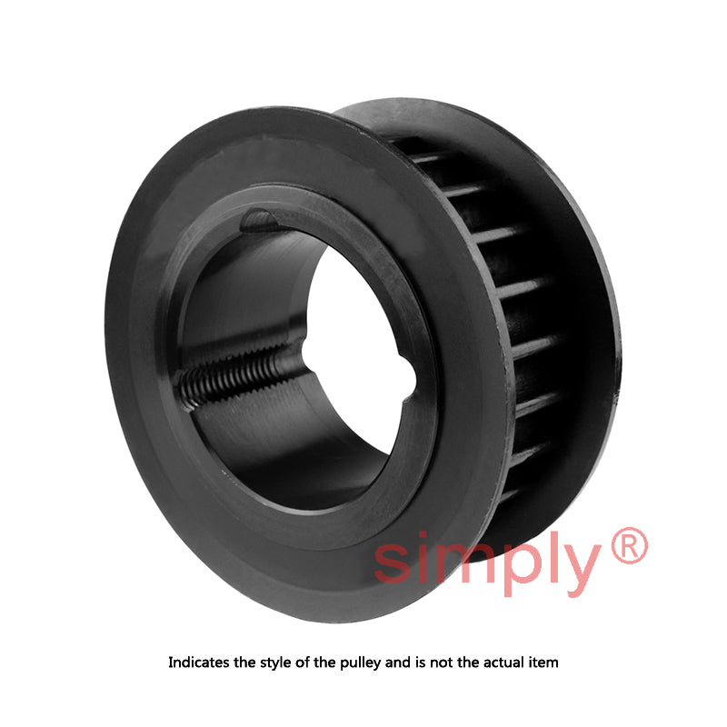 PC8M-56S-12 - 8mm Pitch 56 Tooth Polychain and Synchrochain Steel Taper Bore Timing Belt Pulley for 12mm Wide Belts - Allow 2-3 Days
