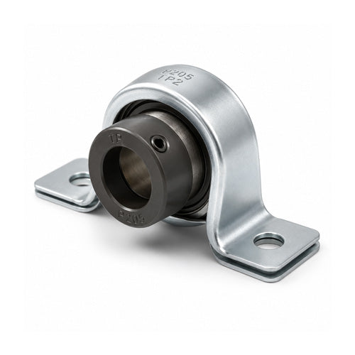 RHP LPB35DEC 35mm Bore 2 Bolt Pressed Steel Pillow Housing Bearing