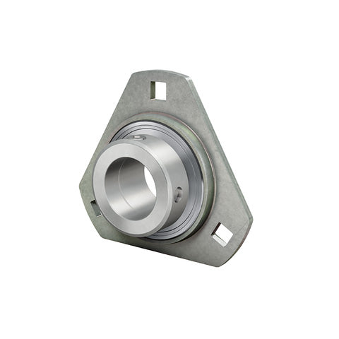 INA RRTR20XL Three Bolt Sheet Steel Triangle Housing with Eccentric Collar Insert 20mm Bore