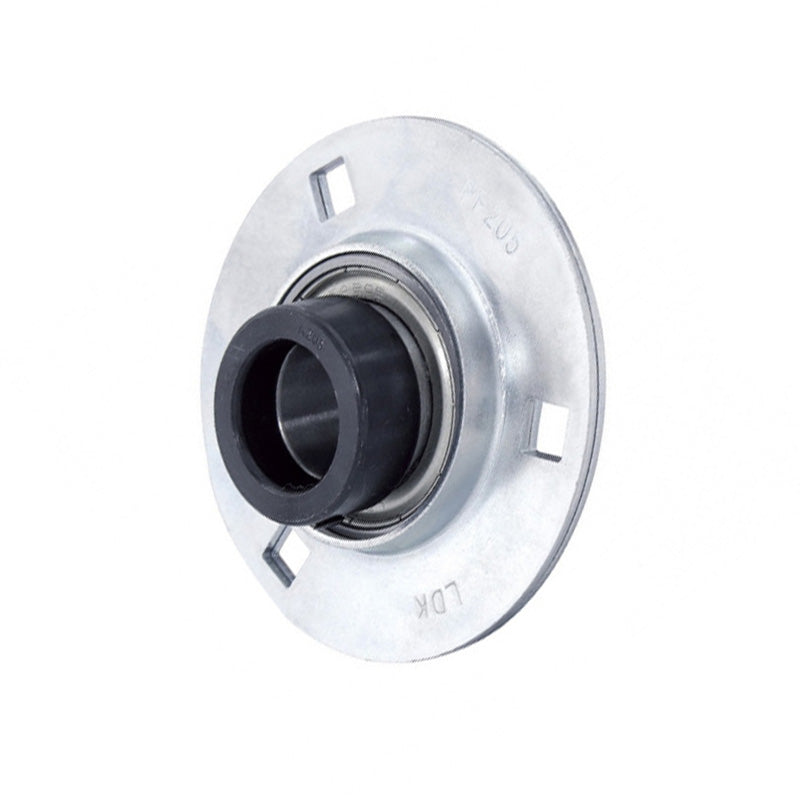 SAPF205-15 Round 3 Bolt Pressed Steel Bearing Housing with 15/16 inch Collar Insert