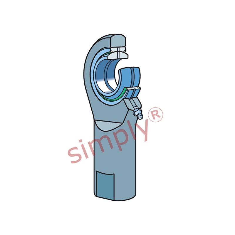 SKF SILA70ES2RS Left Hand Steel / Steel Plain Female Rod End M56x4 Thread