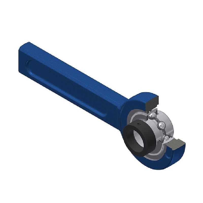 SNR EXSP205N Metric Cast Iron Tensioner Unit with 25mm Bore Eccentric Collar Insert - Allow 2-3 Days