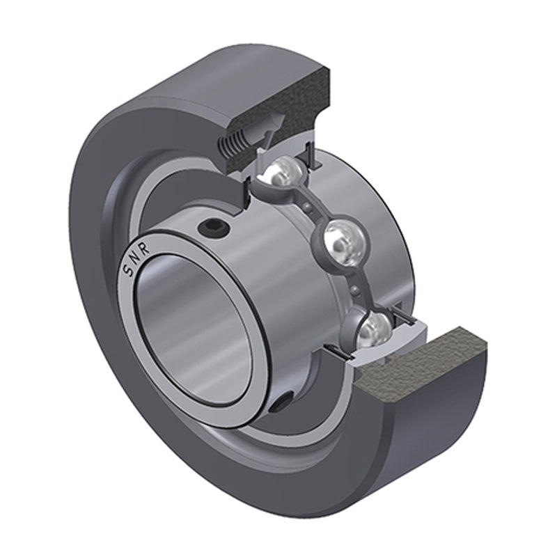 SNR UCC326 Metric Cast Iron Cartridge Unit with 130mm Bore Insert 100mm Outside Dia - Allow 2-3 Days