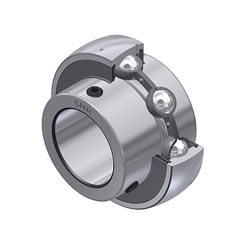 SNR UCX15G2 Metric Full Width Spherical Outer Bearing Insert 75mm Bore 140mm Outside Diameter with Grub Screws - Allow 2-3 Days