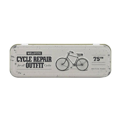 Weldtite 75th Anniversary Celebration Vintage Design Cycle Repair Outfit Tin
