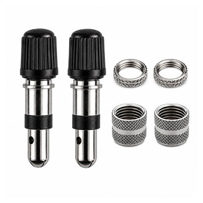 Pack of 2 Easy Pump Valves with 2 x Top Caps and 2x Rim Nuts