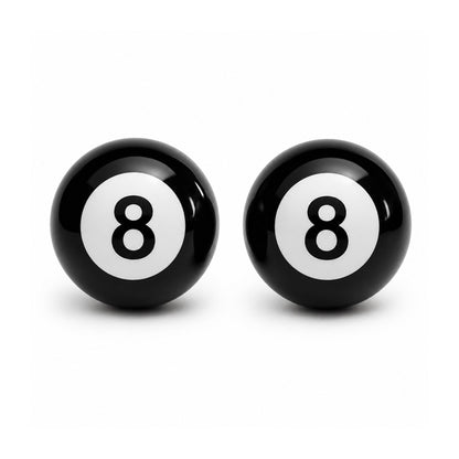 Pack of 2 8 Ball Valve Caps Schrader Type