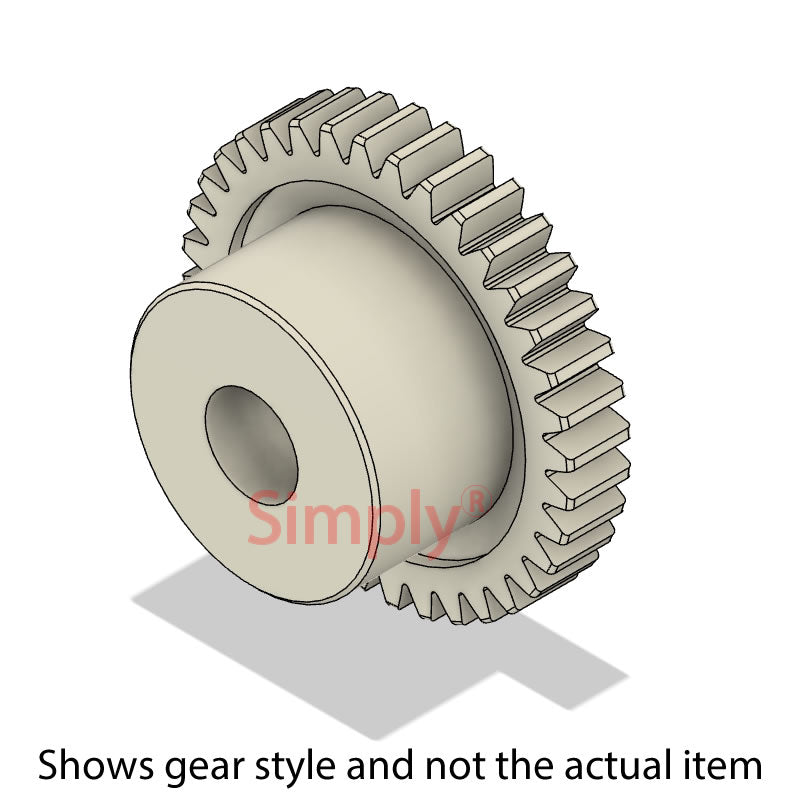 DS05/24B-4 Metric DELRIN 500 Moulded Spur Gear 24 Tooth 0.5 Mod Bored 4mm
