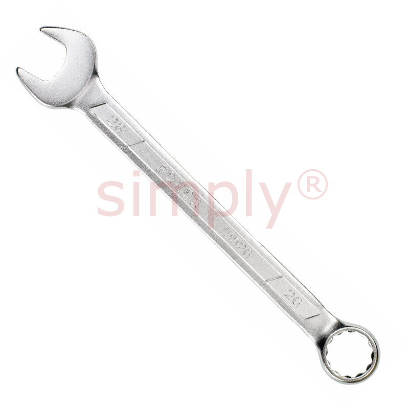 Hardened and Tempered Cyclo 26mm Open / Ring Spanner