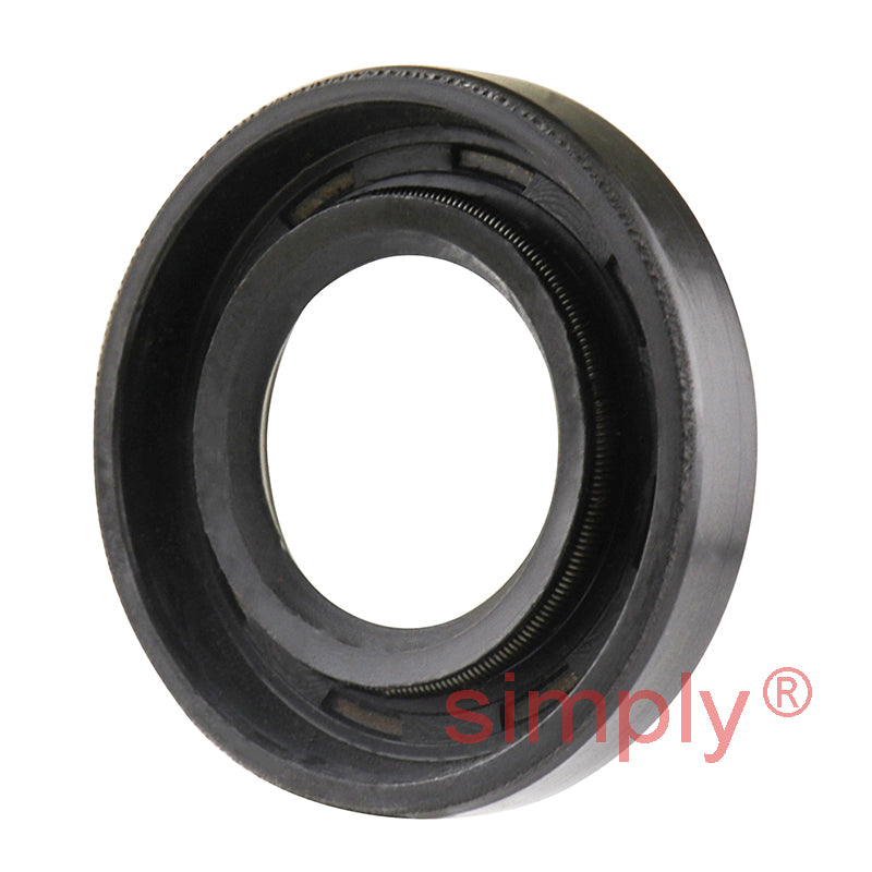 0.75x1.37x0.25 inch Nitrile Rubber Single Lip Rotary Shaft Oil Seal with Garter Spring R21 / SC