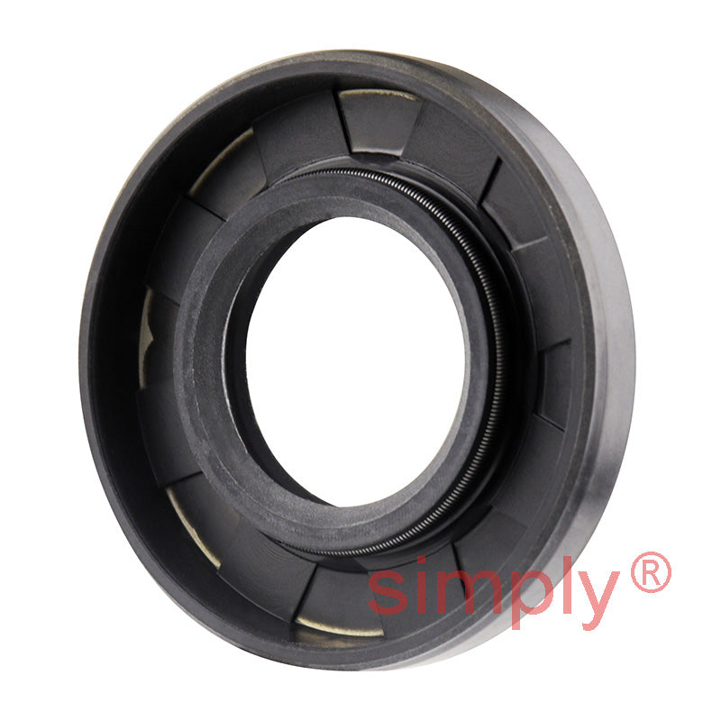 1x1.62x0.25 inch Nitrile Rubber Double Lip Rotary Shaft Oil Seal with Garter Spring R23 / TC Style