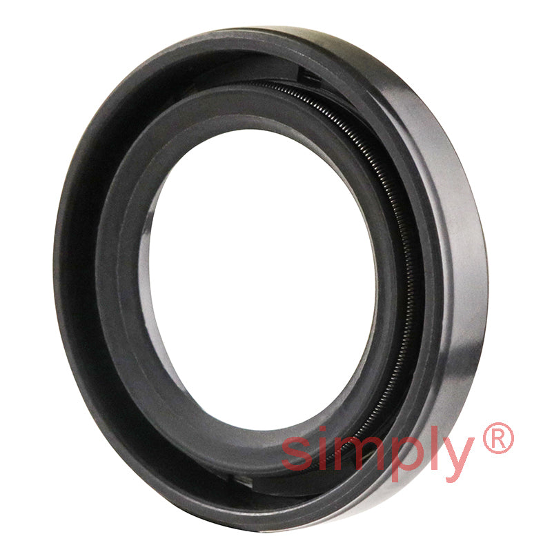 0.87x1.37x0.25 inch Nitrile Rubber Single Lip Rotary Shaft Oil Seal with Garter Spring R21 / SC