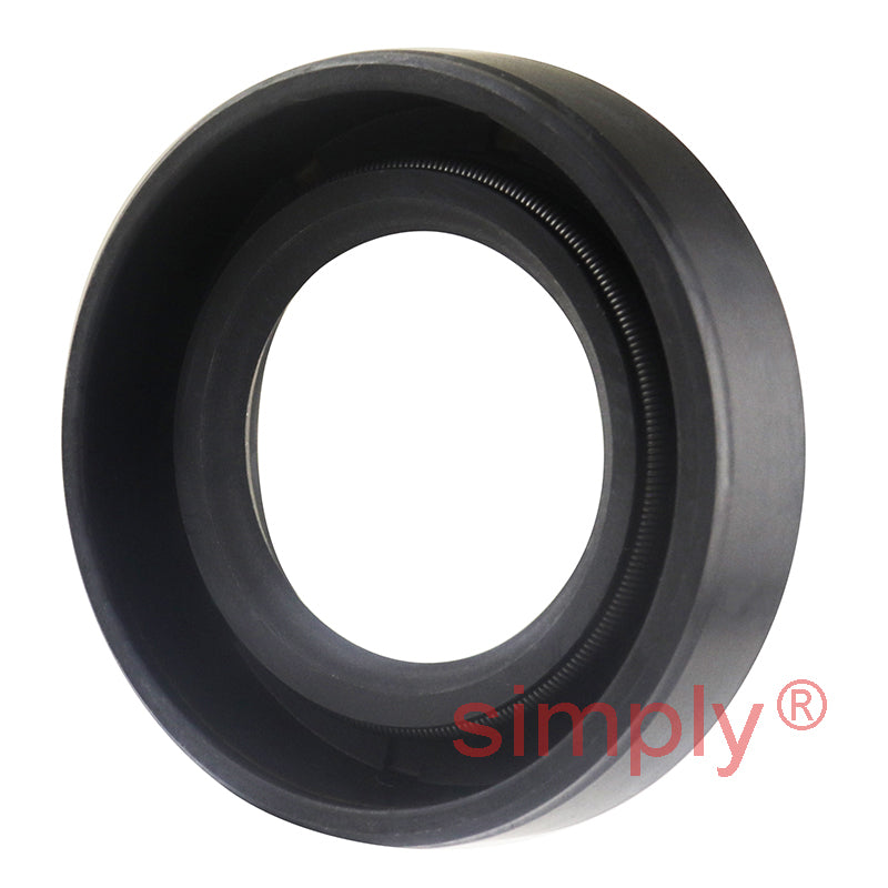 0.87x1.5x0.37 inch Nitrile Rubber Single Lip Rotary Shaft Oil Seal with Garter Spring R21 / SC