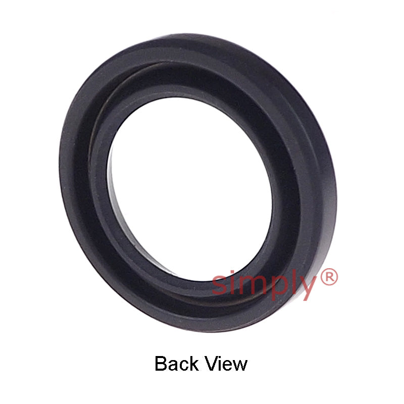 12x17x2.5mm Nitrile Rubber Single Lip Rotary Shaft Oil Seal Springless Design VC Style