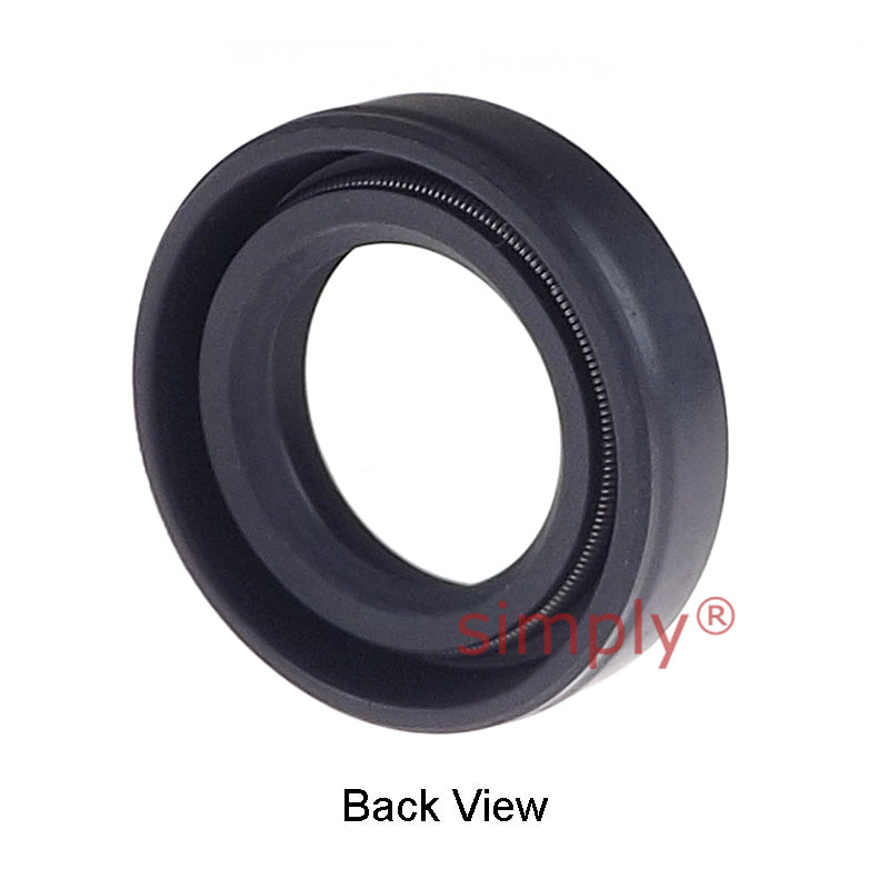 15x24x6mm Nitrile Rubber Double Lip Rotary Shaft Oil Seal with Garter Spring TC / R23