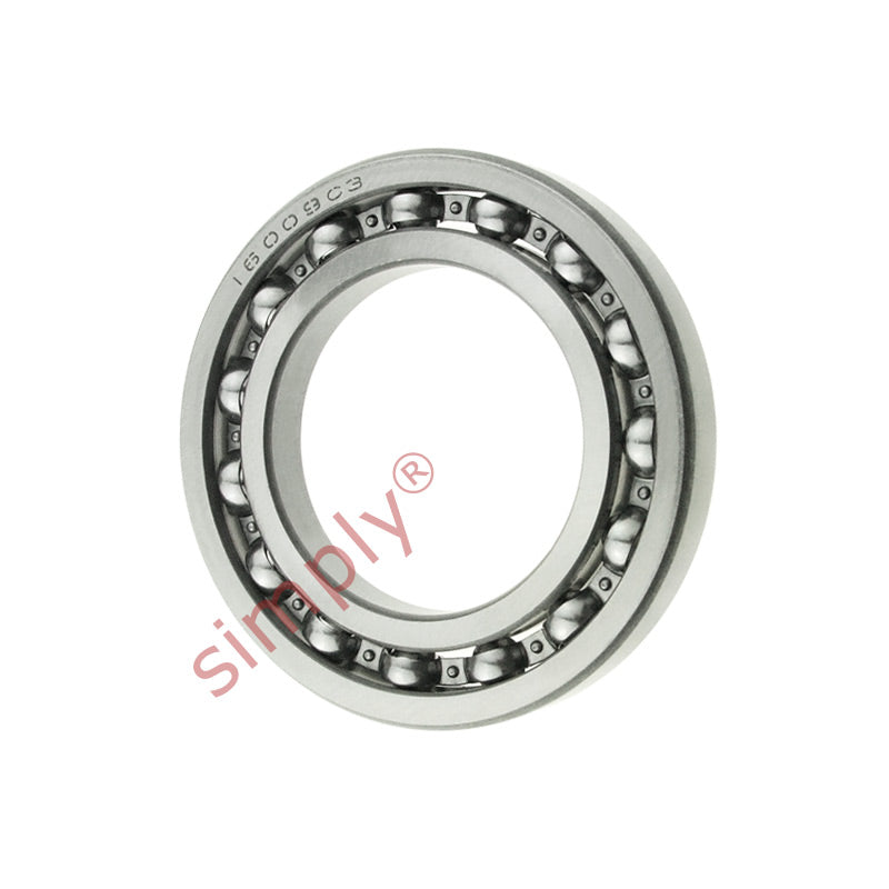 Major Branded 16009C3 Open Deep Groove Ball Bearing 45x75x10mm