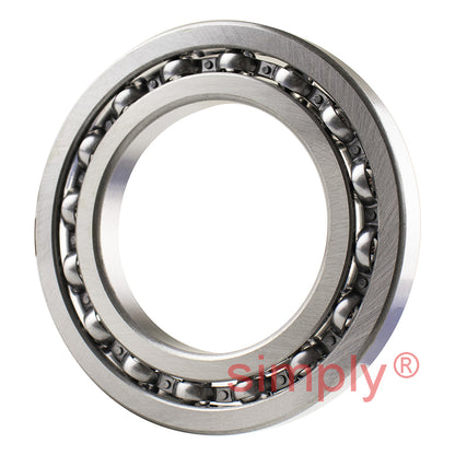 Major Branded 16011C3 Open Deep Groove Ball Bearing 55x90x11mm