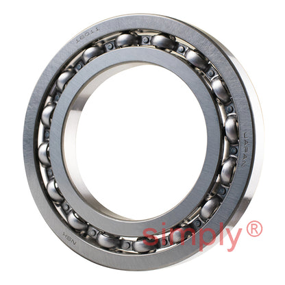 Major Branded 16011 Open Deep Groove Ball Bearing 55x90x11mm