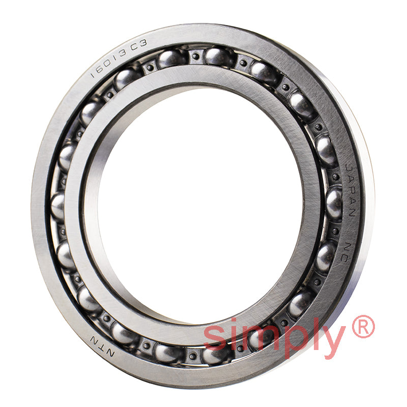 Major Branded 16013C3 Open Deep Groove Ball Bearing 65x100x11mm