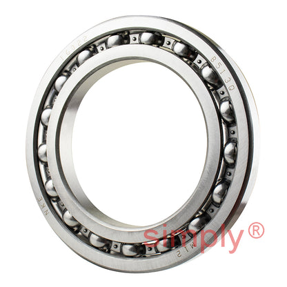 Major Branded 16022 Open Deep Groove Ball Bearing 110x170x19mm
