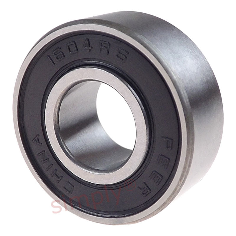 Major Branded 16042RS Rubber Sealed Deep Groove Ball Bearing 0.375x0.875x0.34375 inch