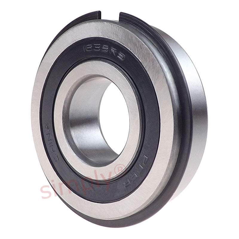 Major Brand 16352RSNR Rubber Sealed with a Snap Ring Deep Groove Ball Bearing 0.75x1.75x0.5 inch - Allow 2-3 Days