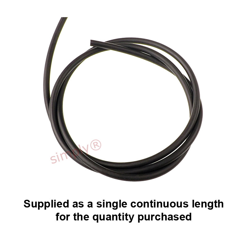 5mm Section NITRILE 70 Shore O-Ring Cord - Per Metre