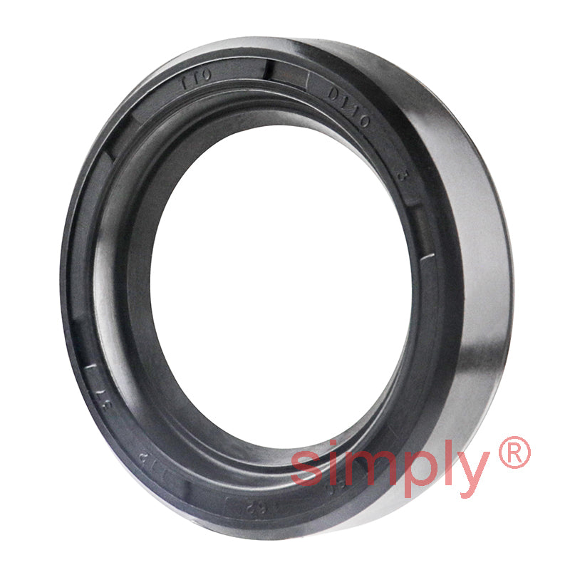 1.12x1.62x0.31 inch Nitrile Rubber Single Lip Rotary Shaft Oil Seal with Garter Spring R21 / SC