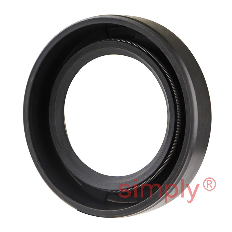 1.12x1.75x0.37 inch Nitrile Rubber Single Lip Rotary Shaft Oil Seal with Garter Spring R21 / SC