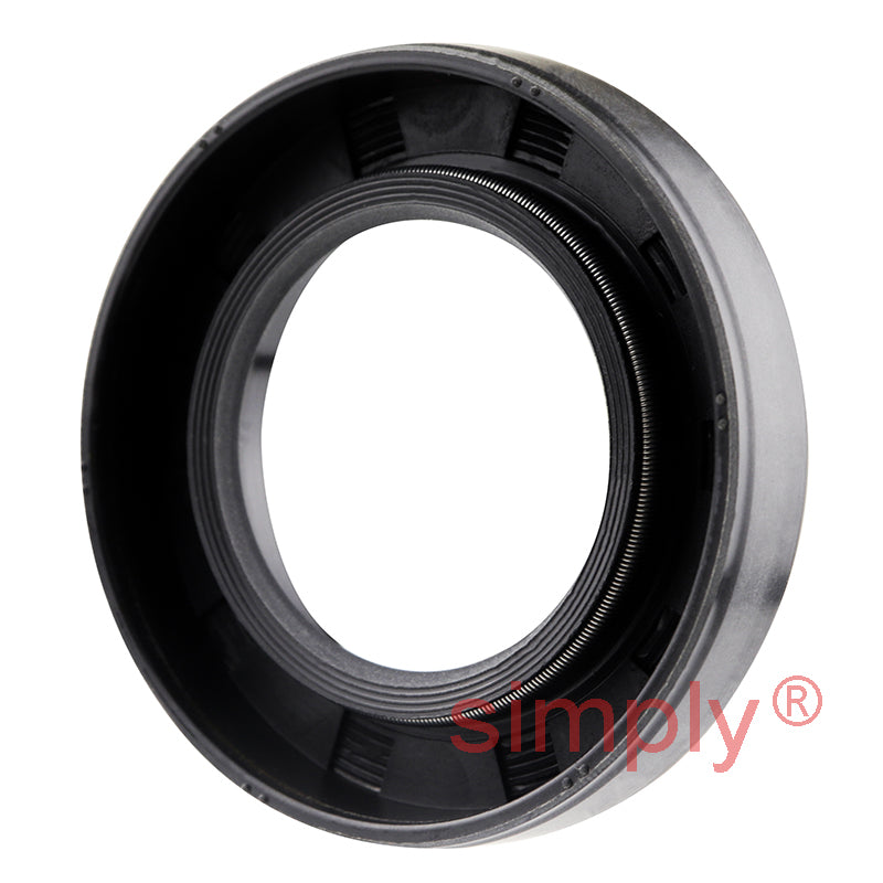 1.18x2x0.37 inch Nitrile Rubber Single Lip Rotary Shaft Oil Seal with Garter Spring R21 / SC Style