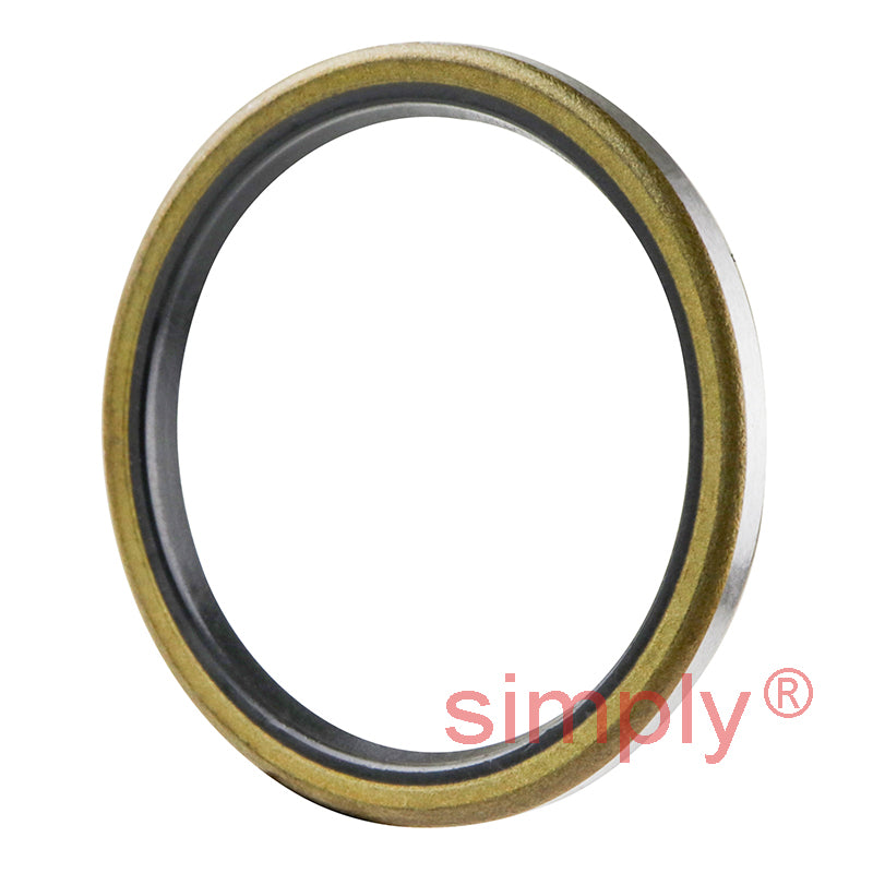 1.25x1.5x0.12 inch Metal Cased Nitrile Rubber Rotary Shaft Oil Seal Springless Design VB Style