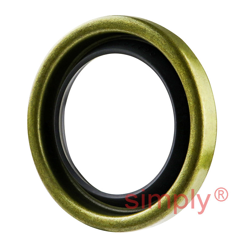 1.25x1.87x0.25 inch Metal Cased Nitrile Rubber Rotary Shaft Oil Seal Springless Design VB Style