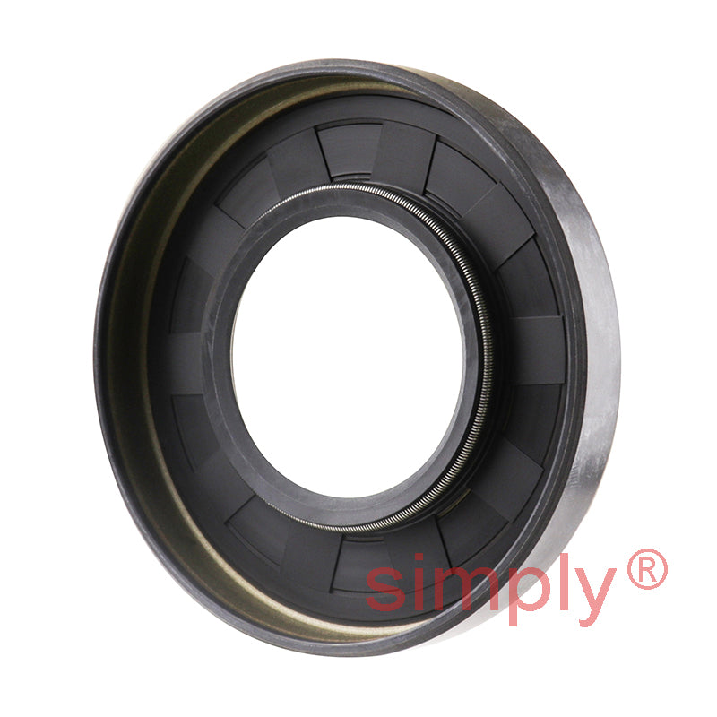 1.25x2.5x0.37 inch Nitrile Rubber Single Lip Rotary Shaft Oil Seal with Garter Spring R21 / SC