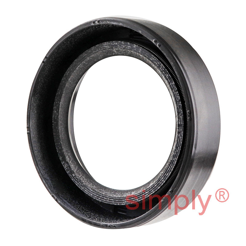 1.37x2.06x0.5 inch Nitrile Rubber Single Lip Rotary Shaft Oil Seal with Garter Spring R21 / SC Style